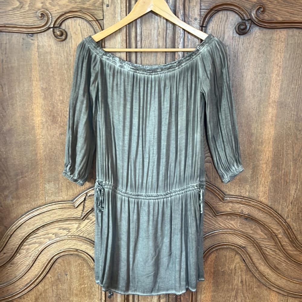 YFB CLOTHING Aletta Dress in Iron Oil Wash - Picture 5 of 13